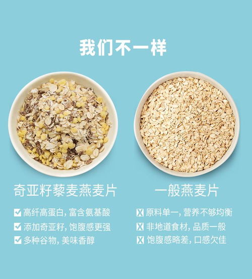老金磨方奇亚籽藜麦燕麦片 懒人早餐的营养革命